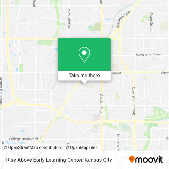 Rise Above Early Learning Center map