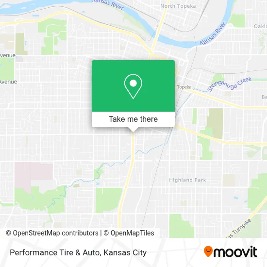Performance Tire & Auto map
