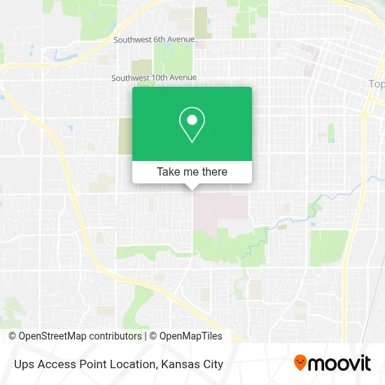 Ups Access Point Location map
