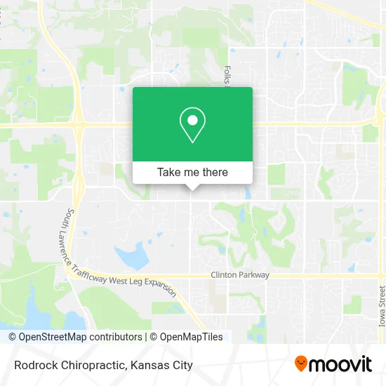 Rodrock Chiropractic map