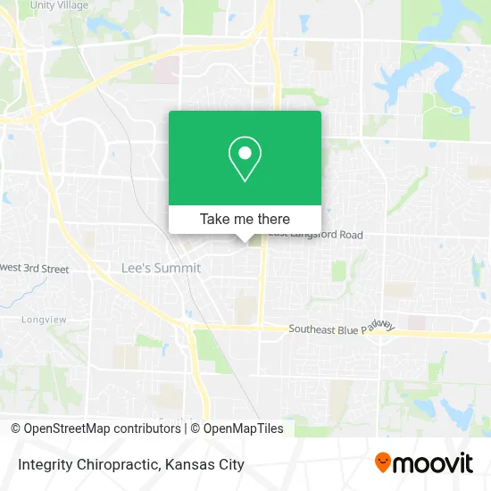 Integrity Chiropractic map