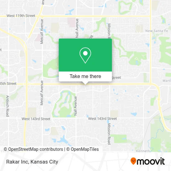 Rakar Inc map