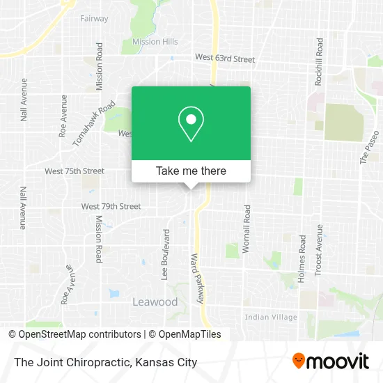 The Joint Chiropractic map