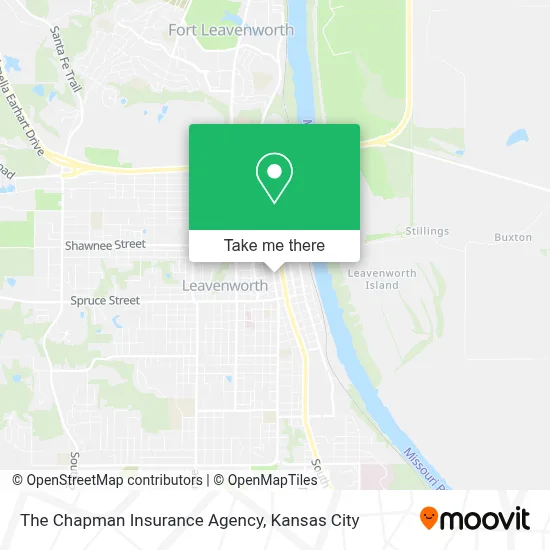 The Chapman Insurance Agency map