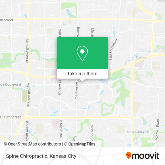 Spine Chiropractic map