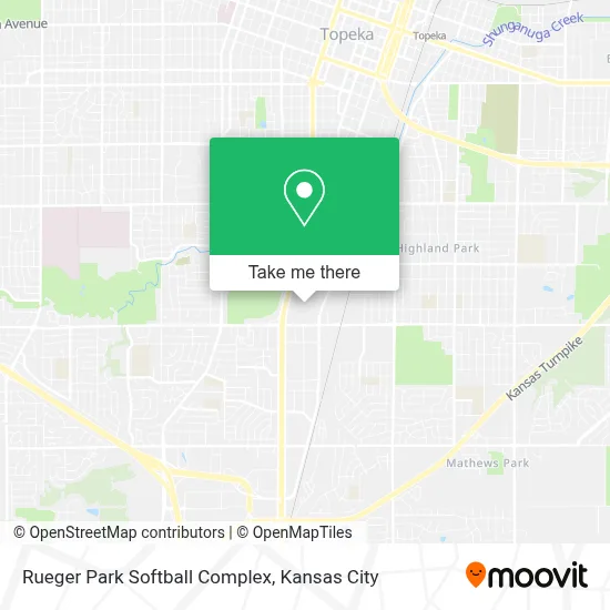 Rueger Park Softball Complex map