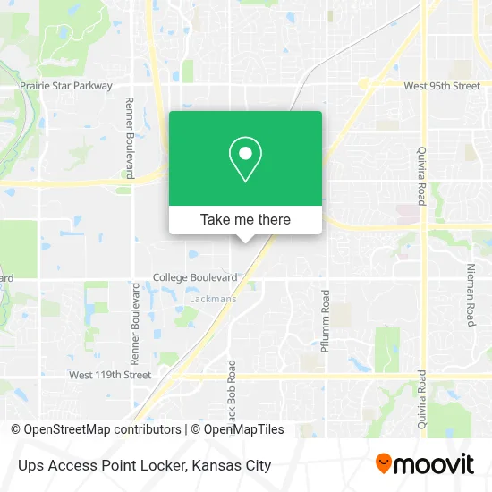 Ups Access Point Locker map