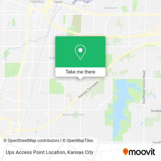 Ups Access Point Location map