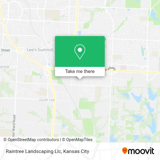 Raintree Landscaping Llc map