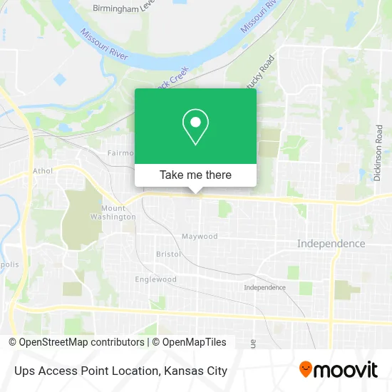 Ups Access Point Location map