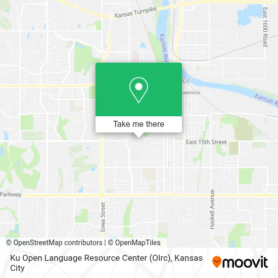 Ku Open Language Resource Center (Olrc) map