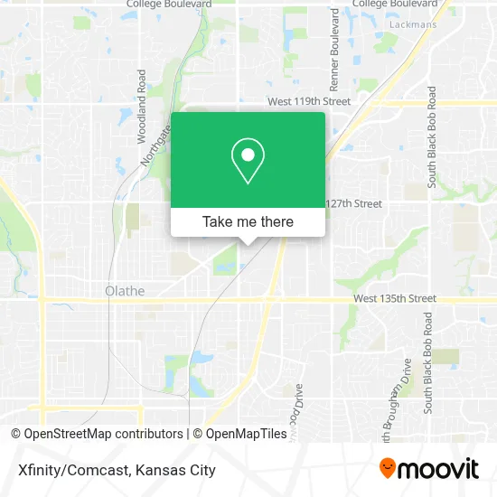 Xfinity/Comcast map