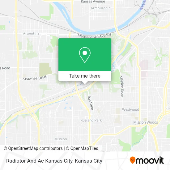 Radiator And Ac Kansas City map