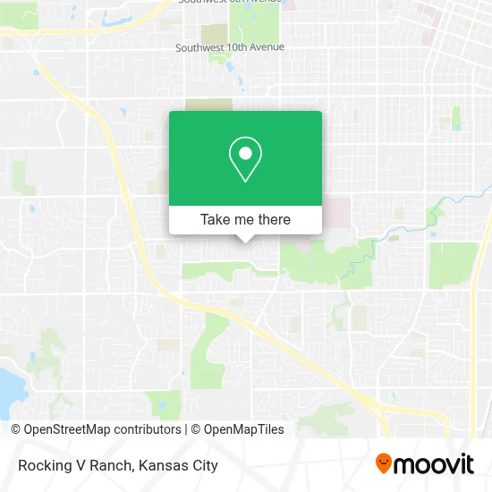Rocking V Ranch map