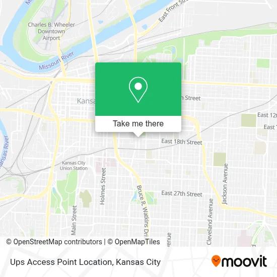 Ups Access Point Location map