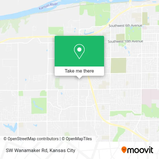 SW Wanamaker Rd map