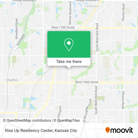 Rise Up Resiliency Center map