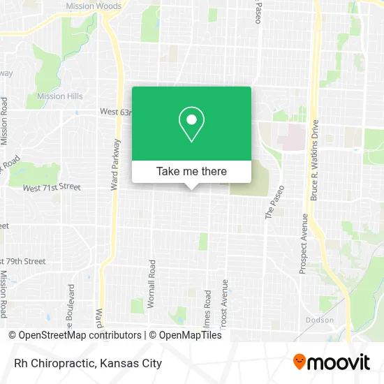 Rh Chiropractic map