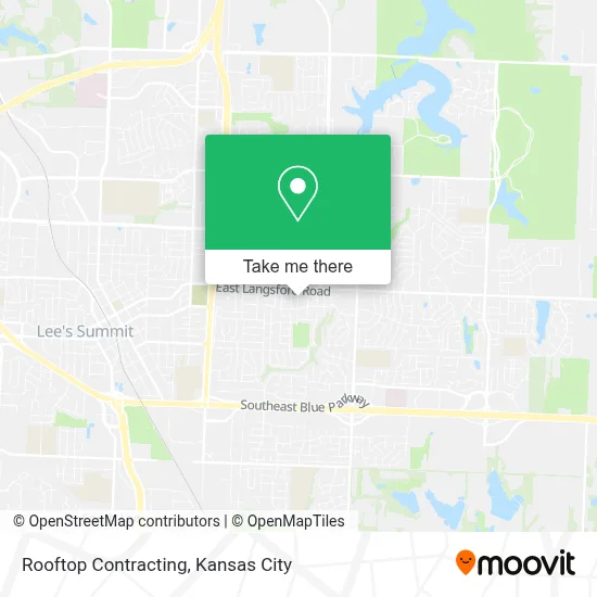 Rooftop Contracting map