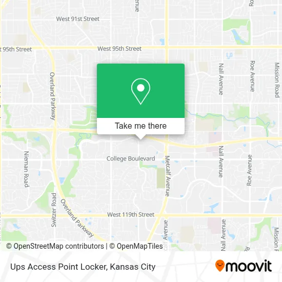 Ups Access Point Locker map