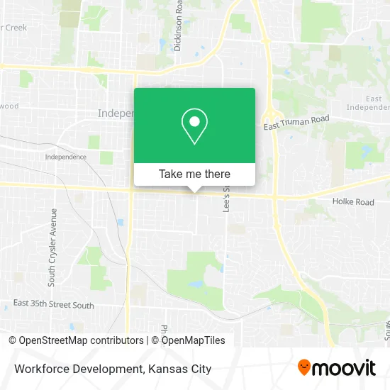Workforce Development map
