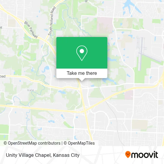Unity Village Chapel map