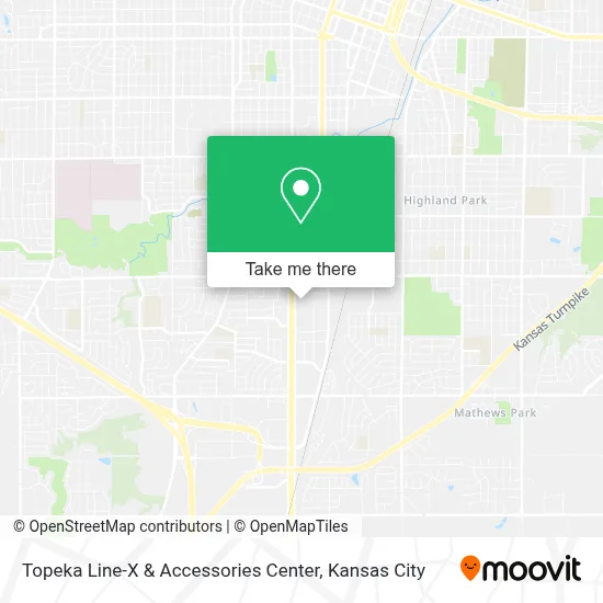 Topeka Line-X & Accessories Center map