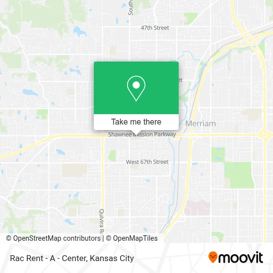 Rac Rent - A - Center map