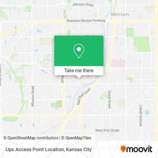 Ups Access Point Location map