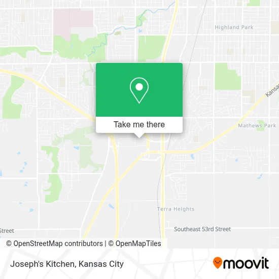 Joseph's Kitchen map