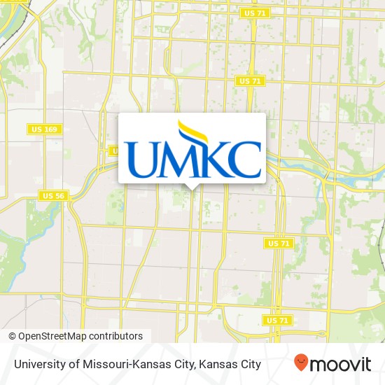 University of Missouri-Kansas City map