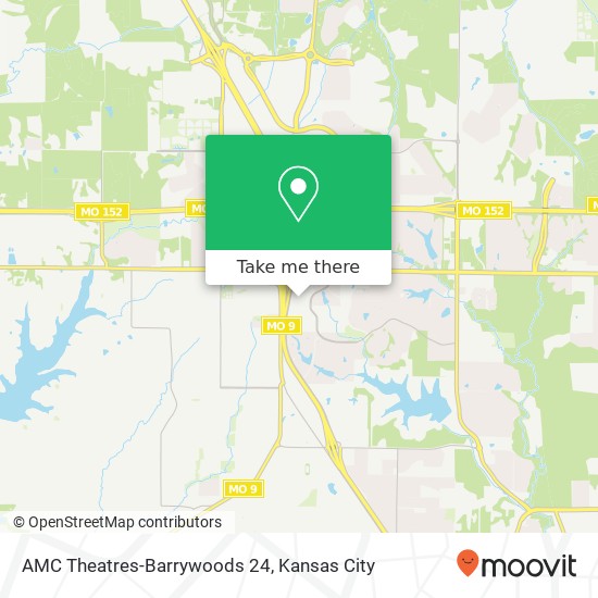 AMC Theatres-Barrywoods 24 map