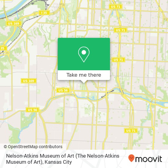 Mapa de Nelson-Atkins Museum of Art