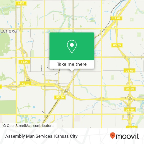 Assembly Man Services map