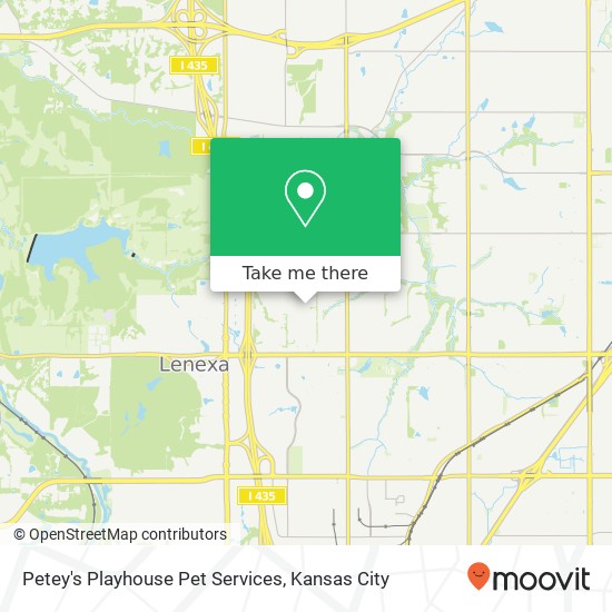 Mapa de Petey's Playhouse Pet Services