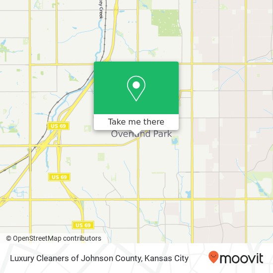 Mapa de Luxury Cleaners of Johnson County