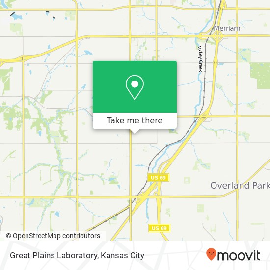 Great Plains Laboratory map