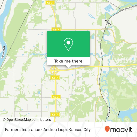 Farmers Insurance - Andrea Lispi map