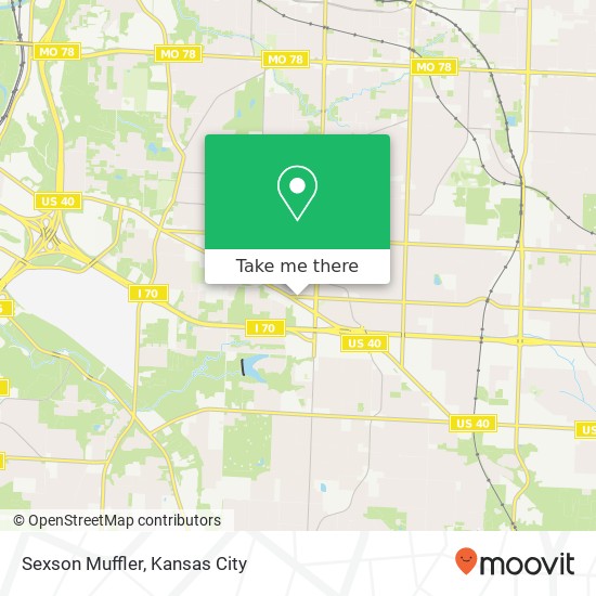 Sexson Muffler map