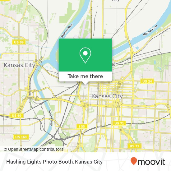 Flashing Lights Photo Booth map