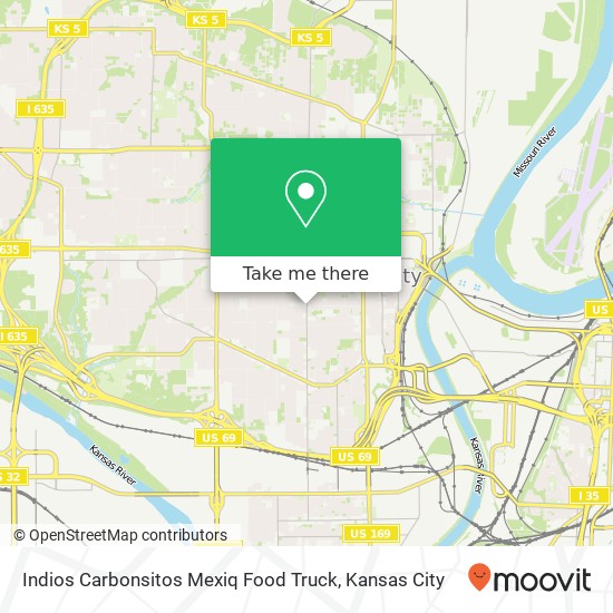Mapa de Indios Carbonsitos Mexiq Food Truck