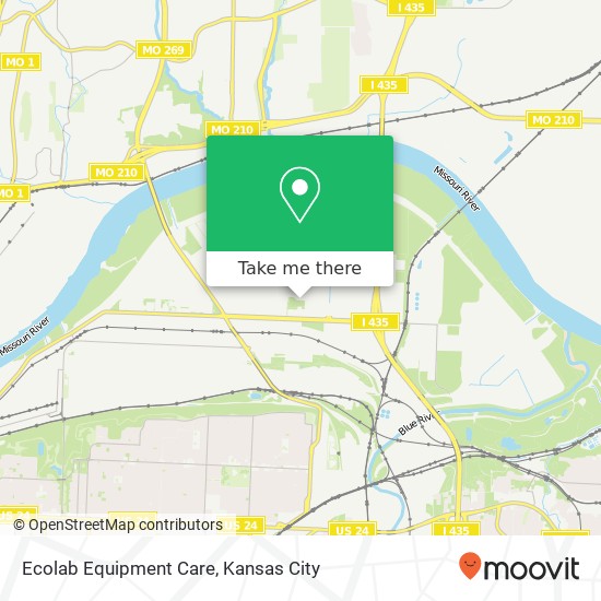 Ecolab Equipment Care map