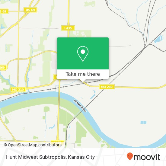 Mapa de Hunt Midwest Subtropolis