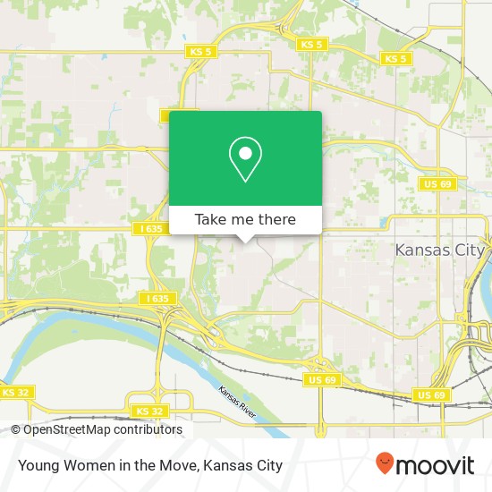 Young Women in the Move map