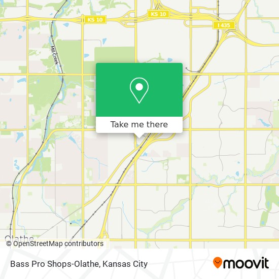 Mapa de Bass Pro Shops-Olathe