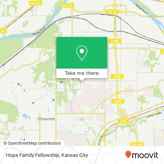 Hope Family Fellowship map