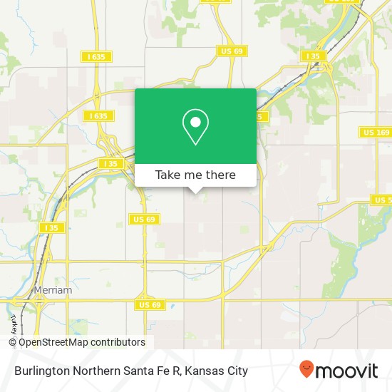 Burlington Northern Santa Fe R map