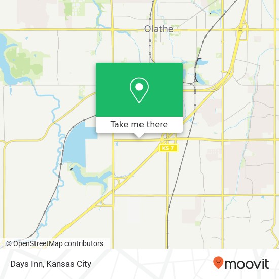 Days Inn map