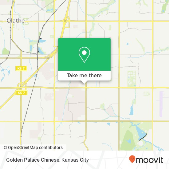 Mapa de Golden Palace Chinese, 1711 S Mur-Len Rd Olathe, KS 66062