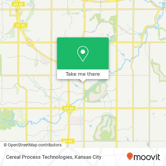 Mapa de Cereal Process Technologies, 12920 Metcalf Ave Overland Park, KS 66213